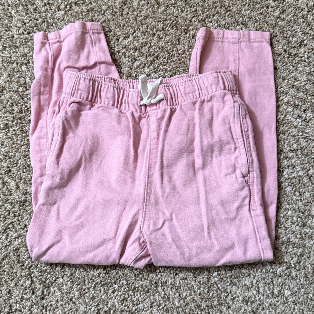 Pink Elastic Waist Pants / jeans cotton on kids